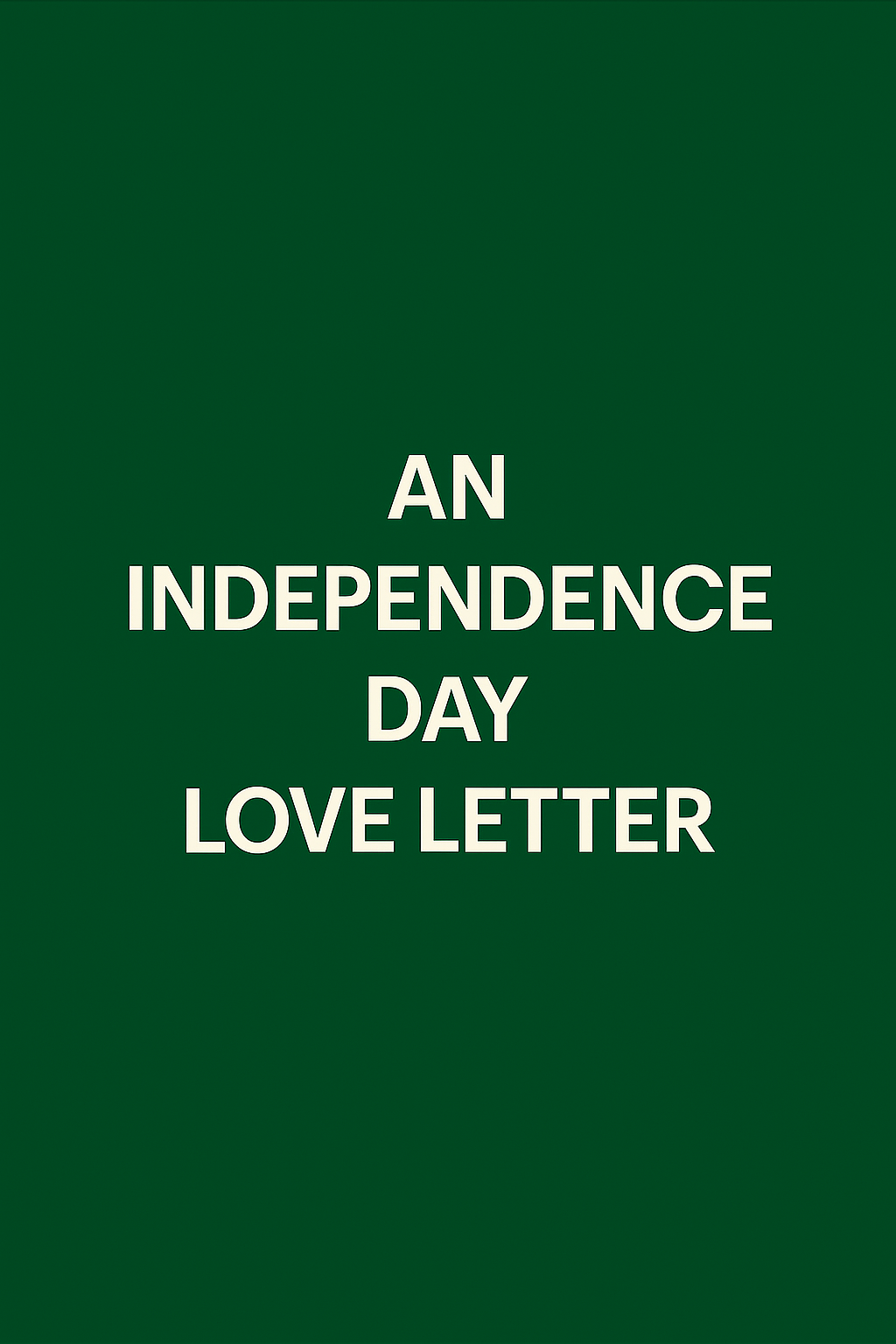 An Independence Love Letter to Nigeria